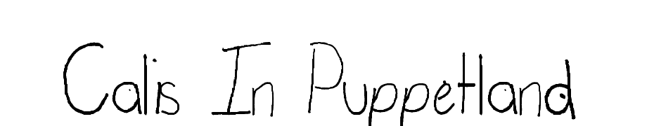 Calis In Puppetland Font Download Free